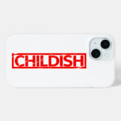 Kinderstempel Case-Mate iPhone Case (Achterkant (horizontaal))