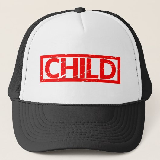 Kinderstempel Trucker Pet (Voorkant)