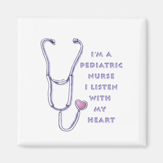 kinderstethoscoop voor verpleegkundigen magneet (Voorkant)