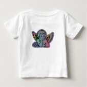 Kinderstickers Baby T-shirt (Achterkant)