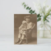 kinderstoel met pop-upkaart briefkaart (Staand voorkant)