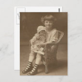 kinderstoel met pop-upkaart briefkaart (Voorkant / Achterkant)