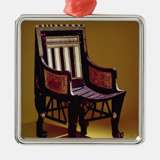 Kinderstoel, van de Tomb van Tutankhamun Metalen Ornament (Voorkant)