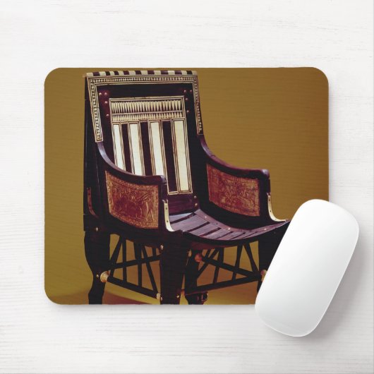 Kinderstoel, van de Tomb van Tutankhamun Muismat (Met muis)