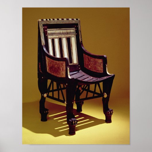 Kinderstoel, van de Tomb van Tutankhamun Poster (Voorkant)