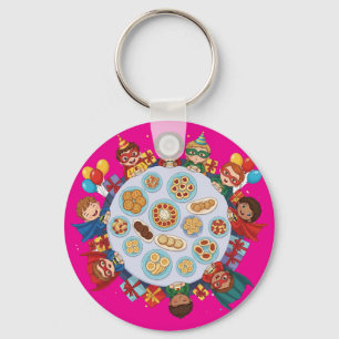 Kindersuperheldenkostuumfeest Sleutelhanger