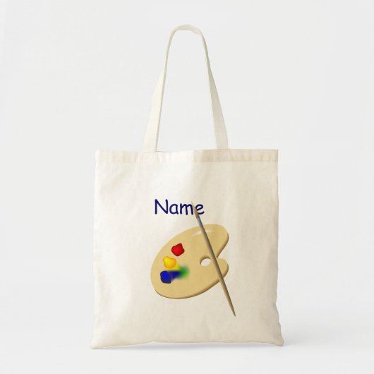 Kindertas met schilderCanvas, artistist Palette Tote Bag (Voorkant)