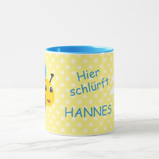 Kindertasse Hummel - Hier schlürft |  Mok (Midden)