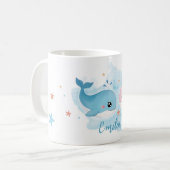 Kindertasse - Kleine Wale  |  Koffiemok (Voorkant links)