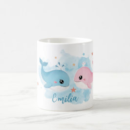 Kindertasse - Kleine Wale  |  Koffiemok