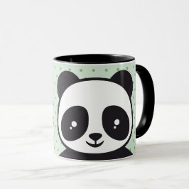 Kindertasse Pandabär - grün |  Mok