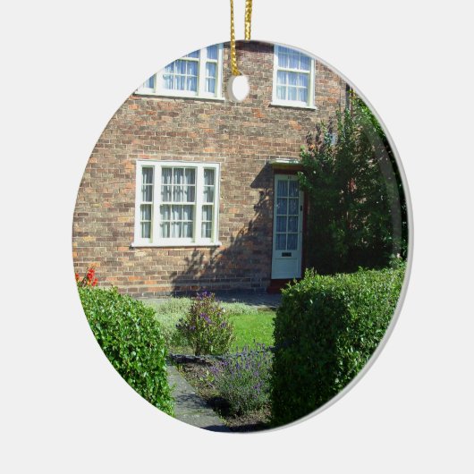 Kindertehuis van Paul McCartney Keramisch Ornament (Links)