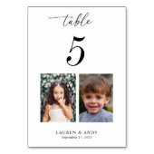 Kindertijd Afbeeldingen Foto's Tafel Nummer 5 Huwe Kaart (Achterkant)