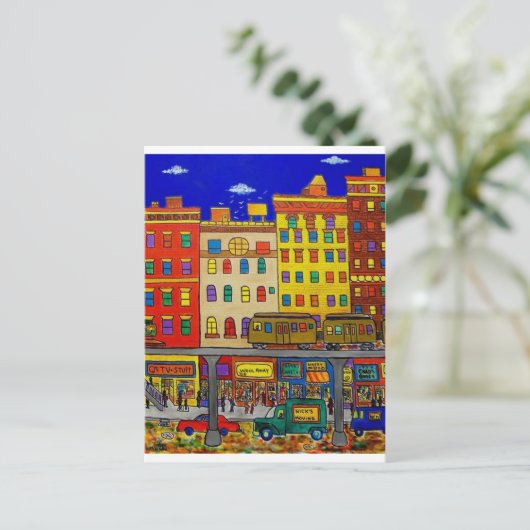 Kindertijd Bronx 6 door Piliero Briefkaart (Staand voorkant)