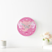 Kindertijd die Acrylwand-klok leert Ronde Klok (Huis)