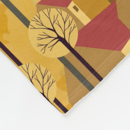 Kindertijd die op de achtergrond droomt fleece deken