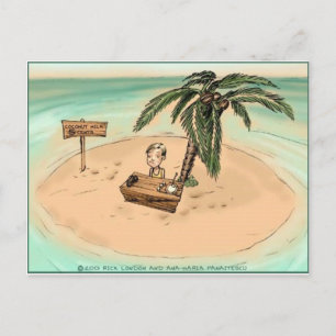 Kindertijd Entreprepneur Funny Cartoon Giften & T  Briefkaart