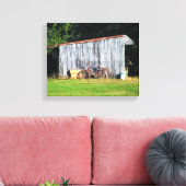 Kindertijd fiets 10 "x 8", .75", enkele canvas afd afdruk (Insitu (Woonkamer))