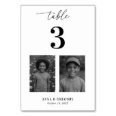 Kindertijd Foto's Afbeeldingen Tafel Nummer 3 Huwe Kaart (Achterkant)