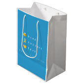 Kindertijd kanker.be kind.support.liefde. Cadeauta Medium Cadeauzakje (Voorkant Gekanteld)