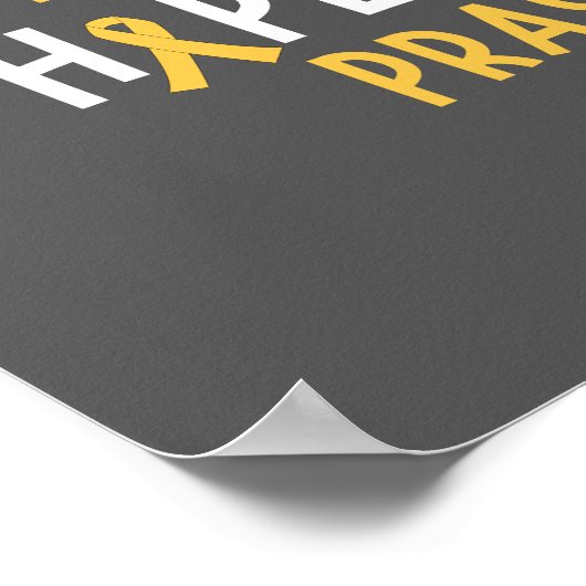 Kindertijd kanker.liefde.hoop.bidden. POSTER & PRI (Hoek)