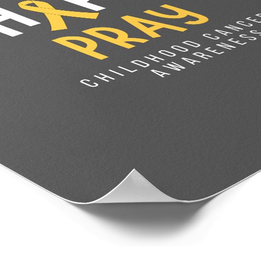 Kindertijd kanker.liefde.hoop.bidden. POSTER & PRI (Hoek)