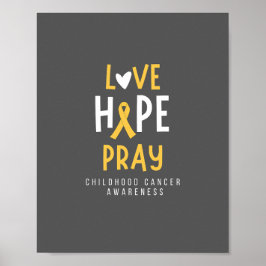 Kindertijd kanker.liefde.hoop.bidden. POSTER & PRI