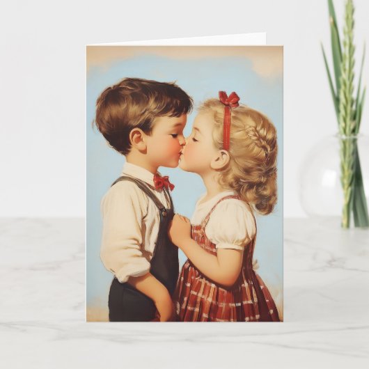  kindertijd liefje kus (Voorkant)