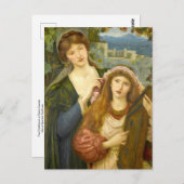 Kindertijd Saint Cecilia, Maria Spartali Stillman Briefkaart (Voorkant / Achterkant)