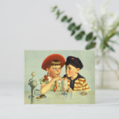 Kindertijd Sweethearts Briefkaart (Staand voorkant)