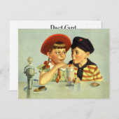 Kindertijd Sweethearts Briefkaart (Voorkant / Achterkant)