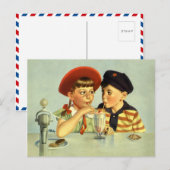 Kindertijd Sweethearts Briefkaart (Voorkant / Achterkant)