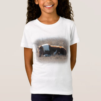 Kindertop met schattig pony afbeelding. t-shirt