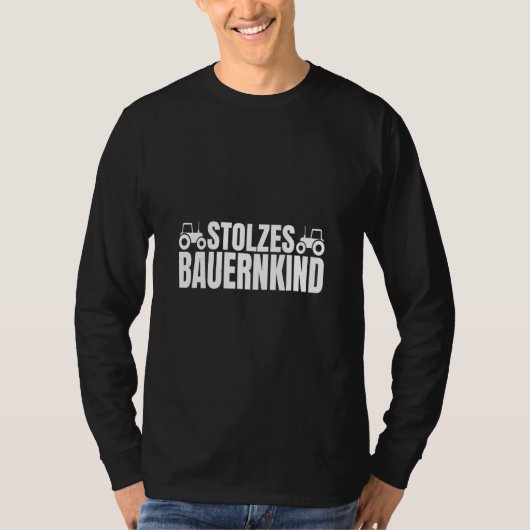 Kindertractoraandrijving voor Boerderijen van het  T-shirt (Voorkant)