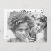 Kindertsaar van Rusland Olga en Tsarevitch Alexis Briefkaart (Voorkant / Achterkant)