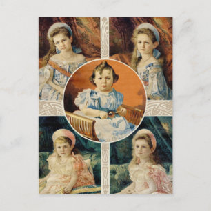  Kindertsaar van Rusland, OTMA & Alexis Romanov Briefkaart