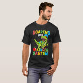Kindertuin Dinosaur T Rex naar school T-shirt (Voorkant volledig)