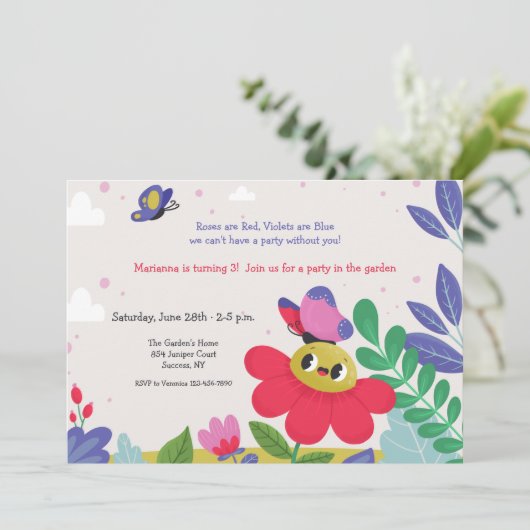 Kindertuin Kaart (Staand voorkant)