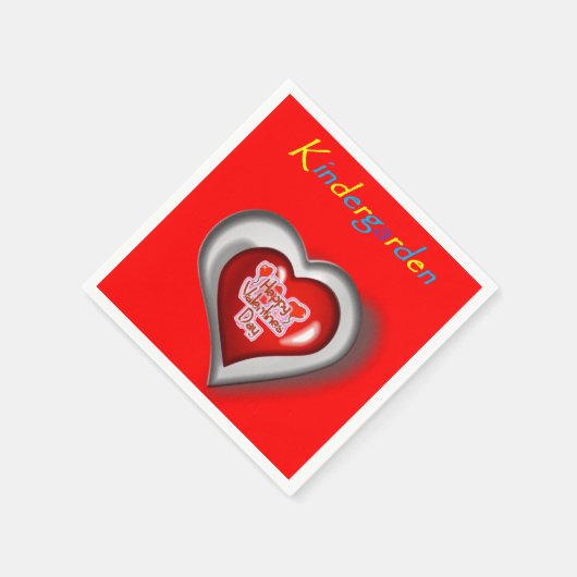 Kindertuin Papier Napkins Servet (Hoek)