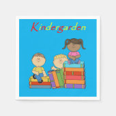Kindertuin Papier Napkins Servet (Voorkant)
