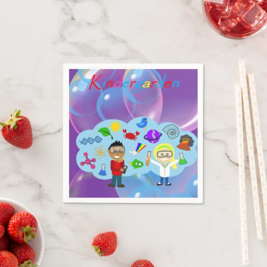 Kindertuin Papier Napkins Servet (Insitu)