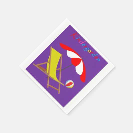 Kindertuin Papier Napkins Servet (Hoek)