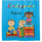 Kindertuin Shower Curtain Douchegordijn (Voorkant)