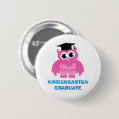 Kindertuinknoppen met afstuderen met een schattige ronde button 5,7 cm (Voorkant /achterkant)