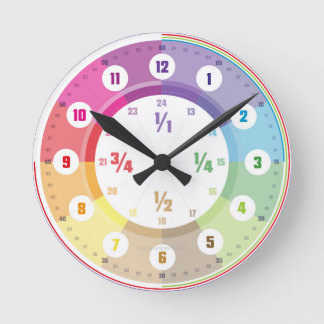 Kinderuhr Lernuhr Wanduhr | Lehruhr Zeit Lehren Ronde Klok