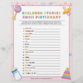 Kinderverhaal over Emoji Pictionary [Baby Basics P Briefhoofd (Voorkant)