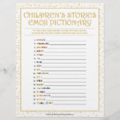 Kinderverhalen Pictionary [Gouden Vonken] Briefhoofd (Voorkant)