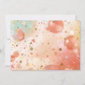 Kinderverjaardag Foto Bedankt Confetti (Achterkant)