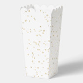 Kinderverjaardag Gouden Glitter Popcorn Bedankdoosjes (Voorkant)