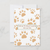 Kinderverjaardag in Jungle stijl Bedankkaart (Voorkant)